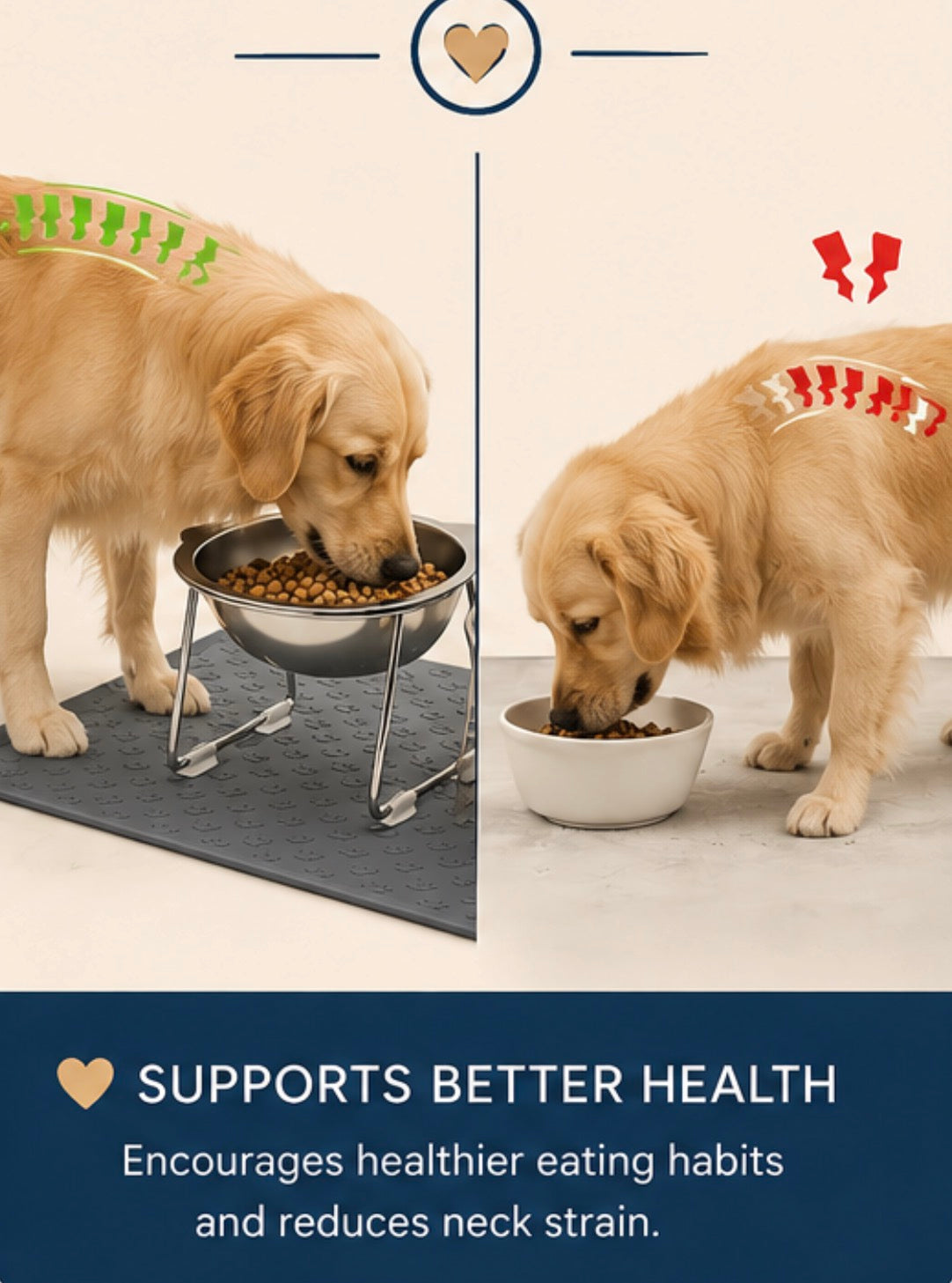 Paweture Elevated Orthopedic Feeding Bowl