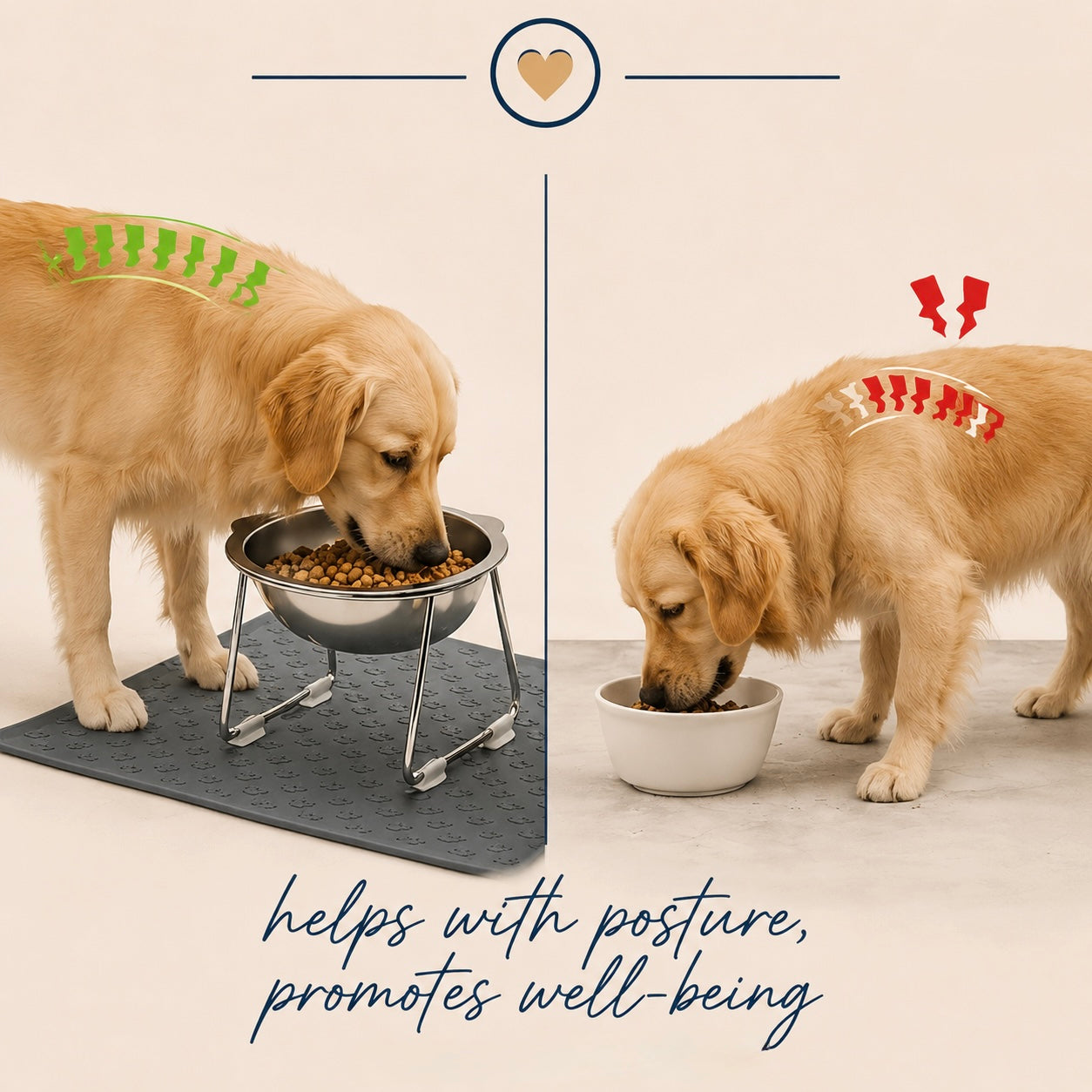 Paweture Elevated Orthopedic Feeding Bowl
