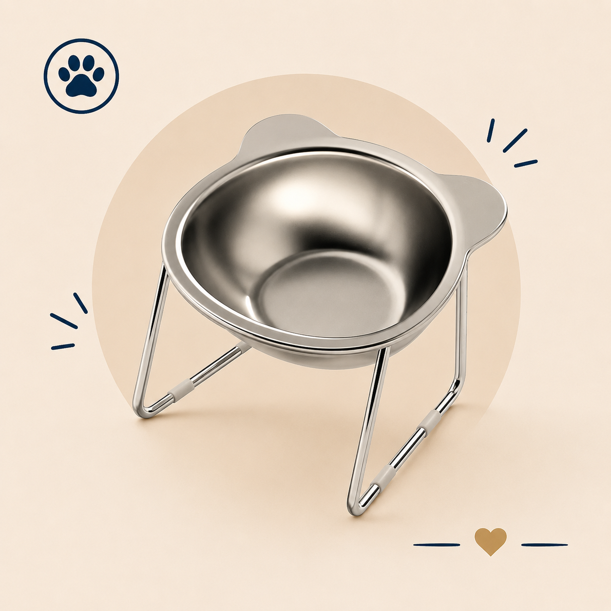Paweture Elevated Orthopedic Feeding Bowl