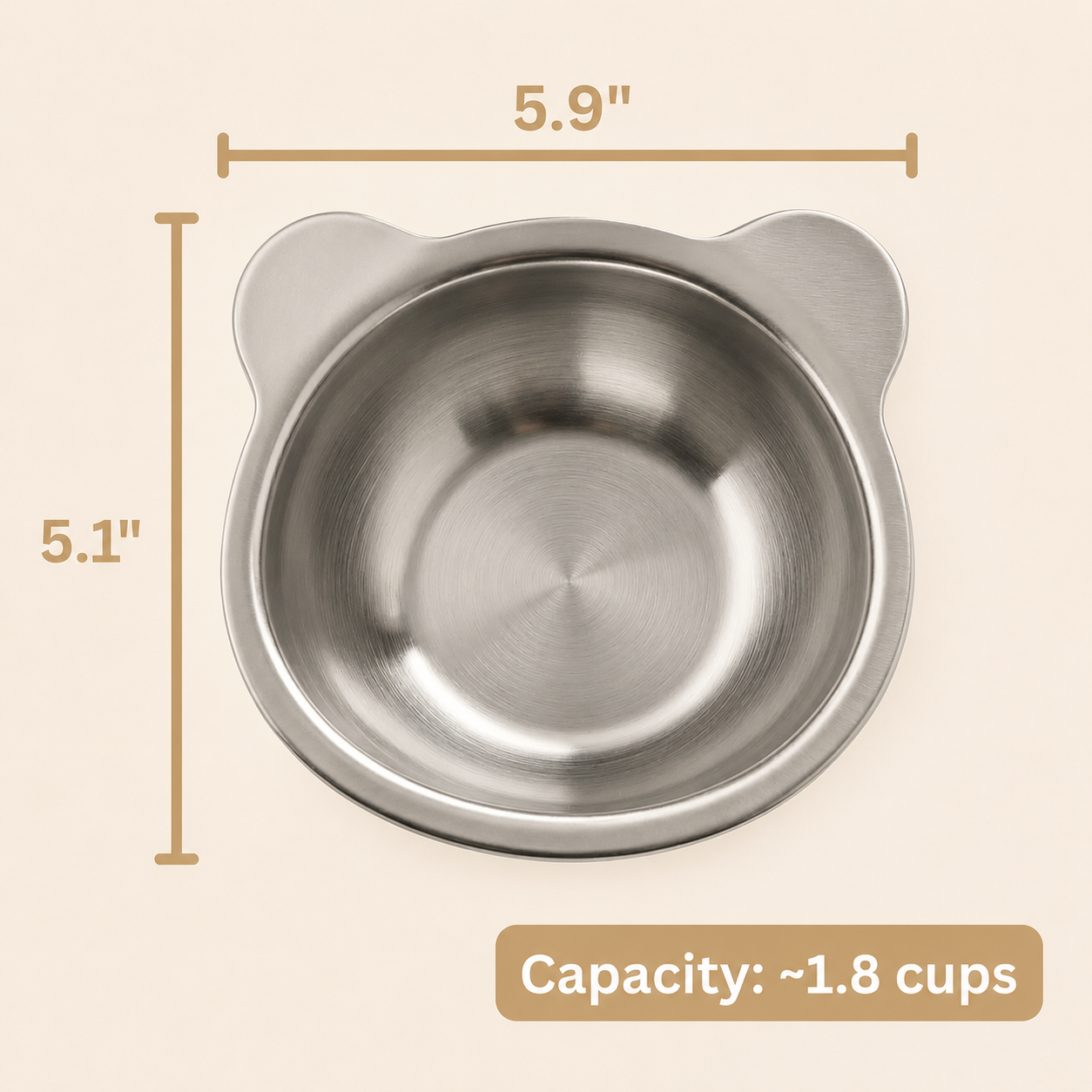 Paweture Elevated Orthopedic Feeding Bowl